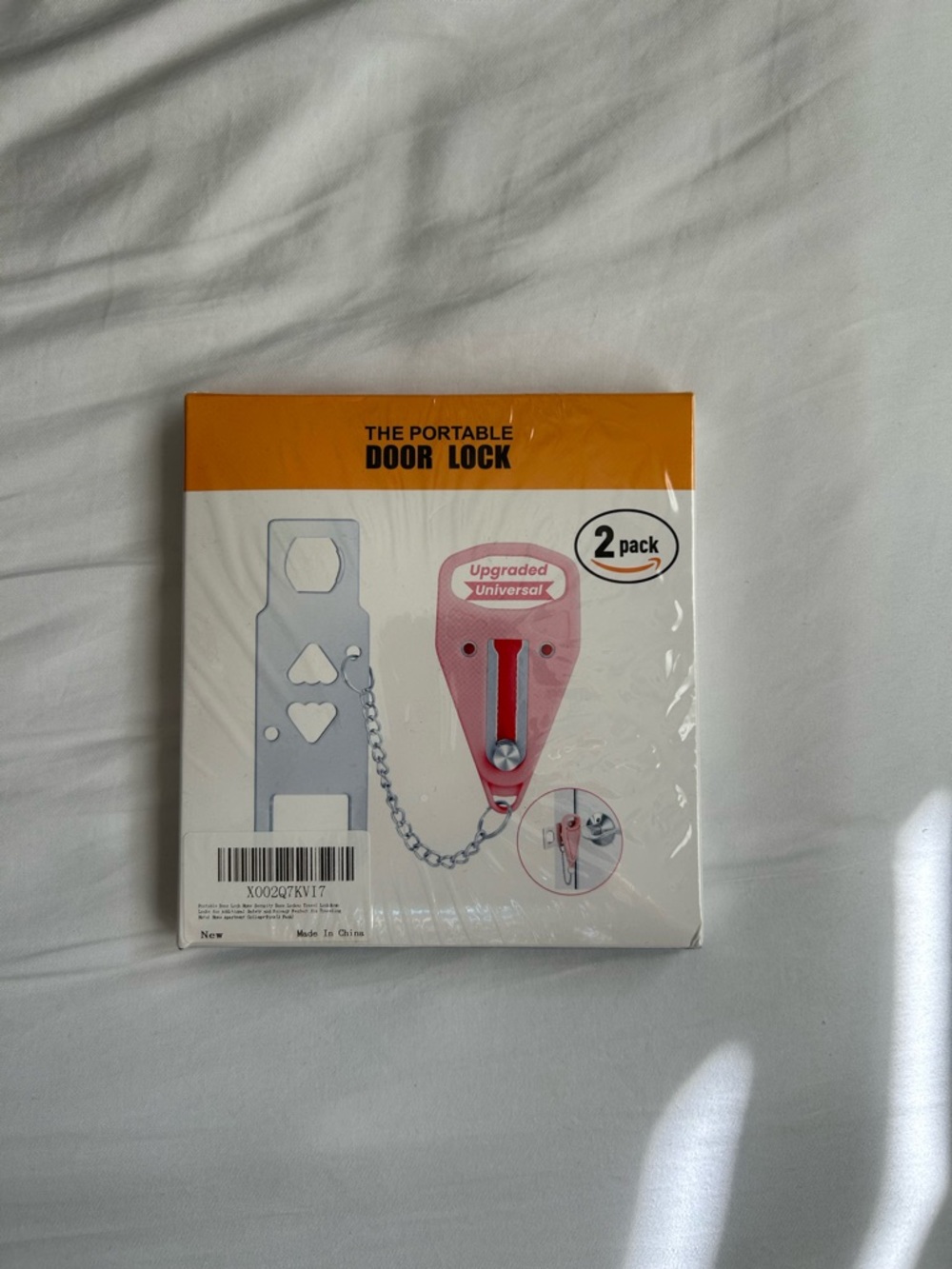 2 PACK PORTABLE DOOR LOCK